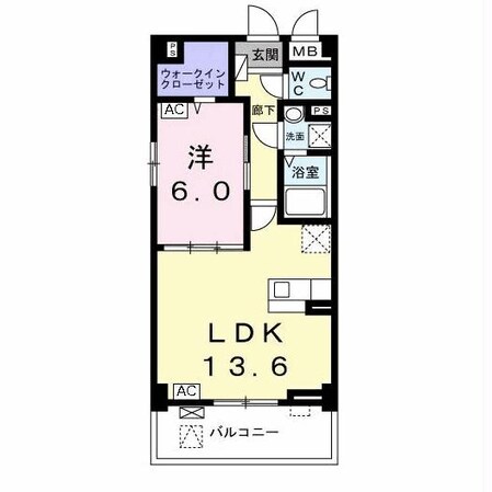 アリビオⅠの物件間取画像